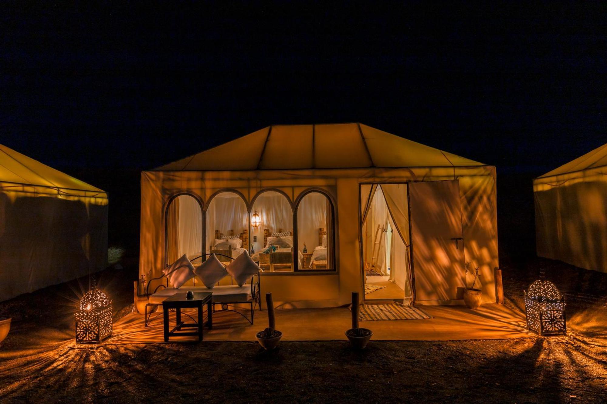 Soleil Camp & Camel Trekking Hotell Merzouga Eksteriør bilde